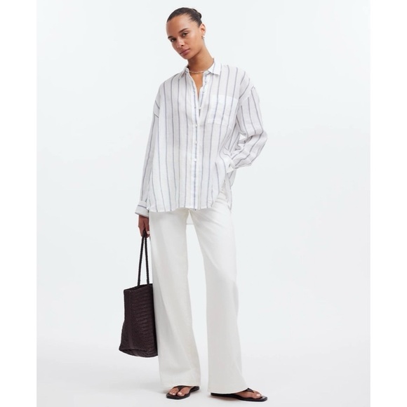 Madewell The Oversized Shirt Celeste